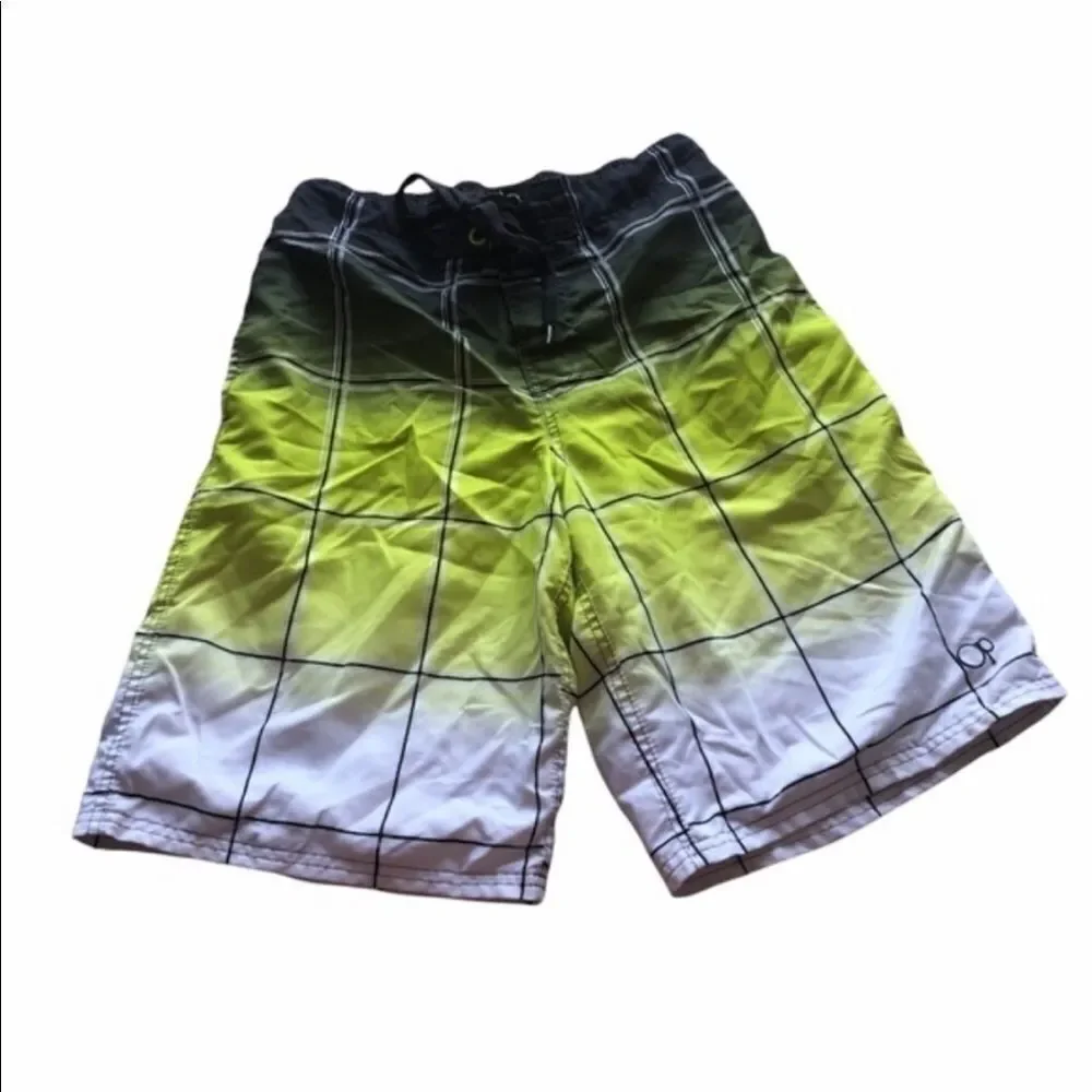 Men’s OP Neon Yellow Swimsuit Board Shorts